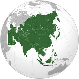 Map of Asia
