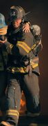 Unknown actor as Firefighter