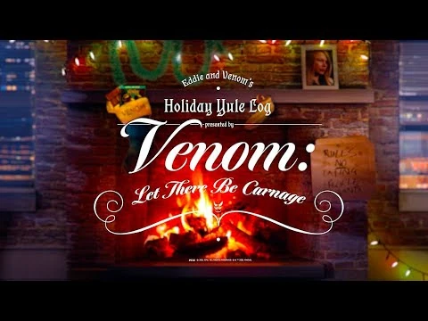 Venom: Let There Be Carnage - Holiday Yule Log | Sony's Spider-Man