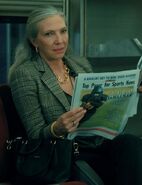 Cilda Shaur as Lady on Train