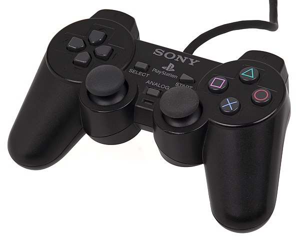 Sony Dualshock 2, PS2 Gamepad Playstation 2 Negro - Volante/mando (PS2,  Gamepad, Playstation 2, Analógico, D-pad, Seleccionar, Inicio, Vibración