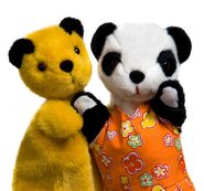 Another promotional shot of Sooty and Soo