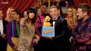 Richard and Sooty at the Blackpool Tower Ballroom on "Strictly Come Dancing", 2019