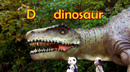 D for dinosaur