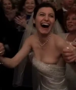 Gillian dancing at her wedding.