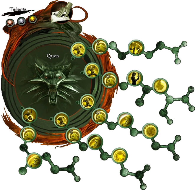 Arbre de compétences de Quen