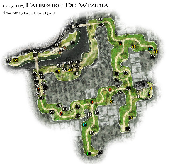 Map M5 - Faubourg de Wyzima