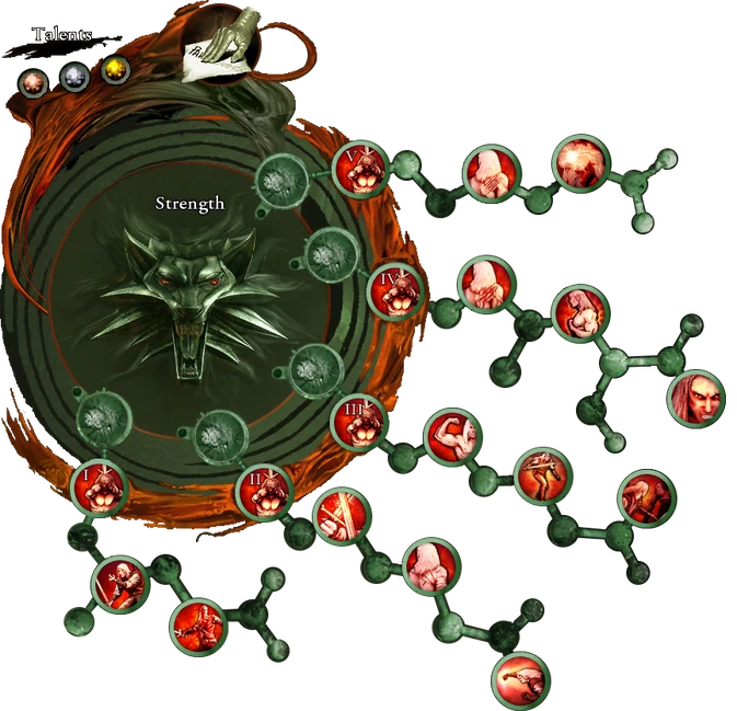 Arbre de compétences de la force Wiki Officiel du Sorceleur