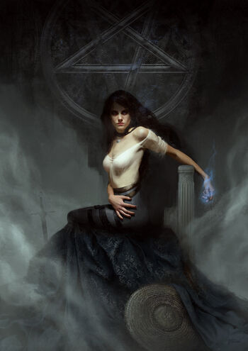 Yennefer de Vengerberg par Bastien Lecouffe Deharme