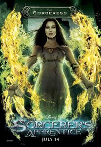 Veronica Gorloisen as she is portrayed in the poster advertisement of The Sorcerer's Apprentice.