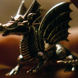 Merlin's dragon ring top