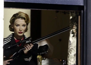 Bridget Regan as Dottie Underwood, a femme fatale in Marvel's Agent Carter