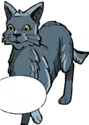 Luumupaju sarjakuvaromaanissa SkyClan and the Stranger.