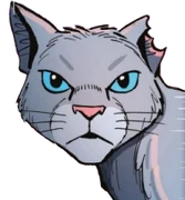 Kiviturkki sarjakuvaromaanissa A Shadow in RiverClan.