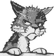 Mosspaw kirjan Crookedstar's Promise sarjakuvassa.