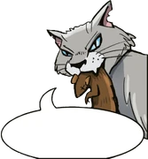 Järkäle sarjakuvaromaanissa Exile from ShadowClan.