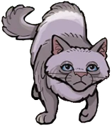 Läiskäpilvi-EFS-kansi.png (77 KiB) Läiskäpilvi sarjakuvaromaanin Exile from ShadowClan kannessa.