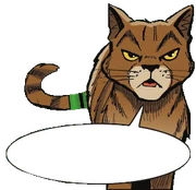 Raskasjalka sarjakuvaromaanissa A Shadow in RiverClan.