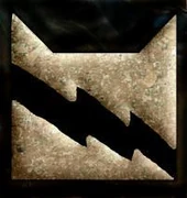 Myrskyklaanin symboli vanhalta Warrior Cats -sivustolta.