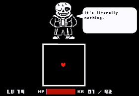 Sans, Soul Shatters Wiki