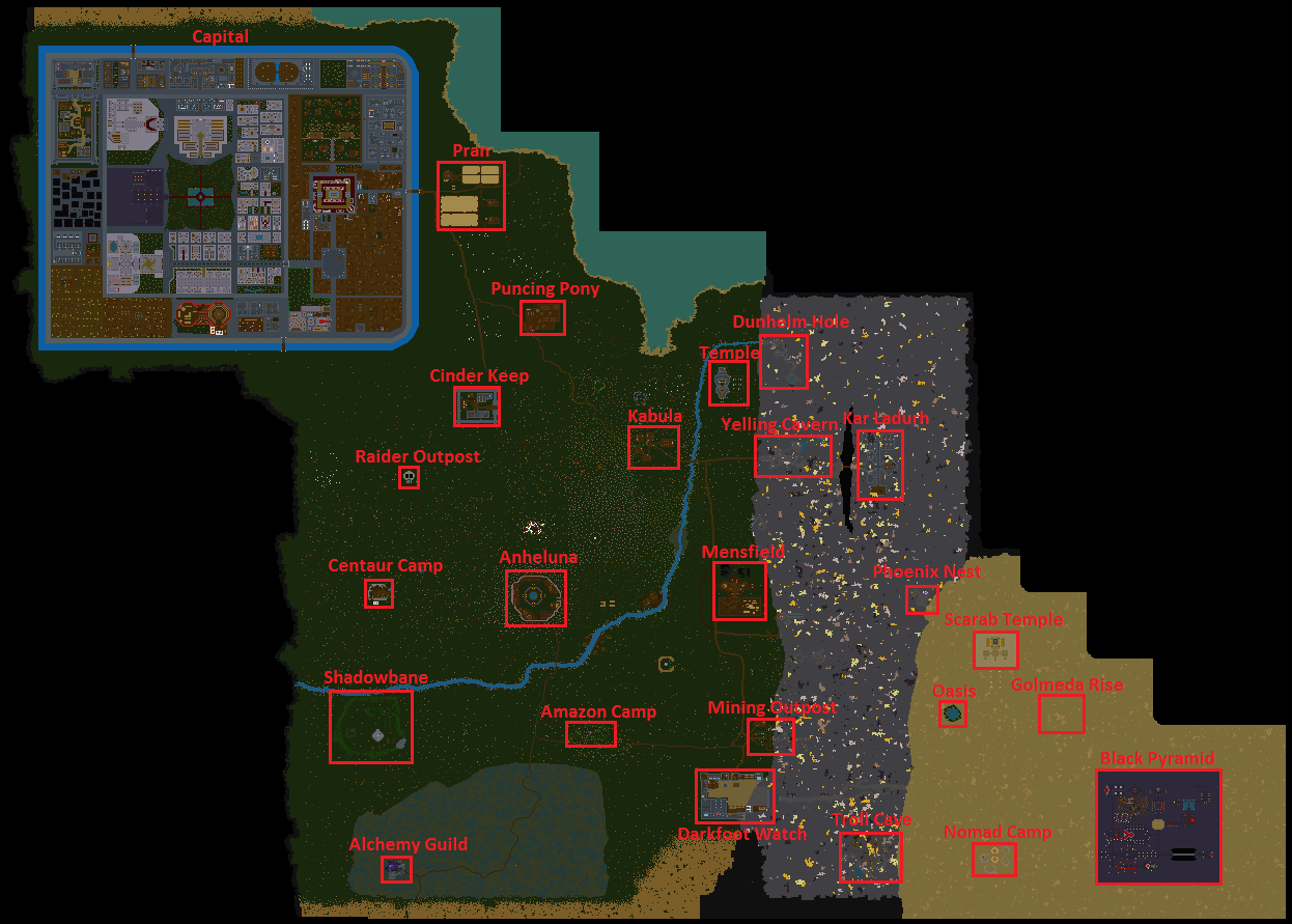 World map - OSRS Wiki