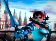 Luna in the last fight against her, wielding Soul Calibur.