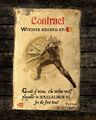 Geralt's E3 reveal contract