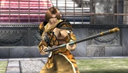 Player 2 Kilik wielding the Kali-Yuga (2P) in Soulcalibur: Broken Destiny