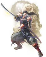 Mitsurugi's official artwork.