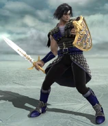 Alex's 1P outfit. With Weapon.