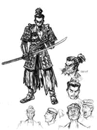 A middle-aged swordsman