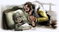 Dampierre and his "daughter" in his Critical Finish