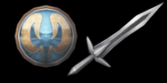 Ω Sword & Elk Shield (1P)