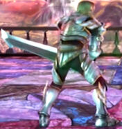 Siegfried wielding the Requiem in Soulcalibur III