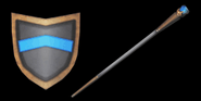 Blue Crystal Rod