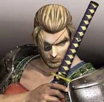Arthur Katana: Shishi-Oh (Replaces Mitsurugi in certain Arcade versions)