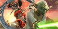 Tira vs. Yoda in Soulcalibur IV