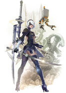 2B's official artwork.