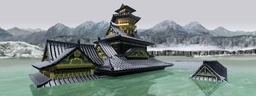 The Inundated Castle (WINTER) (also called Takamatsu Castle (WINTER)) (Mitsurugi and Arthur)