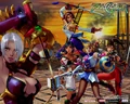 Xianghua, Cassandra, Talim, Ivy and Taki in a wallpaper in Soulcalibur II