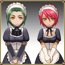 Jacqueline and Marienbard in Soulcalibur: Broken Destiny.