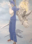 Sonic the Hedgehog and E.I.N as Tails