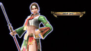 Seong Mi-na wielding the Scarlet Thunder in Soulcalibur IV