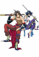 Kilik and Xianghua art from Soulcalibur