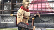 Player 2 Maxi wielding the Soryuju (2P) in Soulcalibur: Broken Destiny