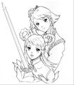 Art of Leixia with her mother, Xianghua