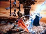 Screenshot: of Dark Leandra vs Shinecalibur