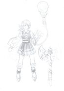 concept sketch over Runa's 2p costume in Soul Calibur IV