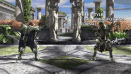 Siefried's Sliding in Soulcalibur Broken Destiny.