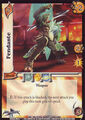 "Fendate" card featuring Tira and Raphael from Universal Fighting System